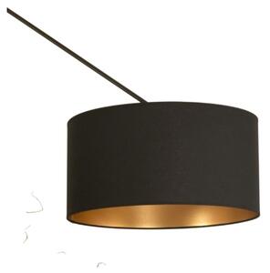 Lustră LED reglabilă pe tijă GORTA 1xE27/60W/230V negru/auriu
