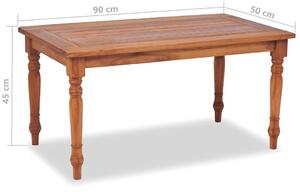Set mobilier gradina / terasa, Tyron Oil Natural / Alb, banca 2 locuri + 2 scaune + masa de cafea
