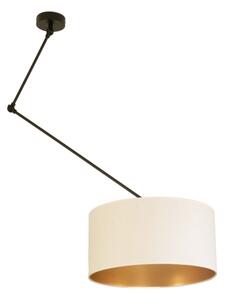 Lustră LED reglabilă pe tijă GORTA 1xE27/60W/230V alb/auriu