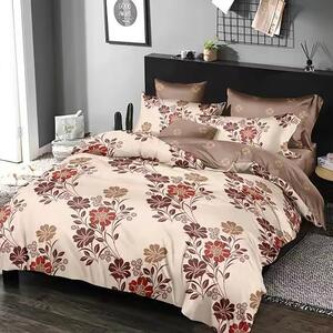 Set Lenjerie de pat finet, doua persoane, 6 piese(M201)