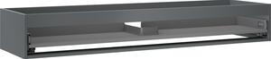 Mexen Box-A, dulap suspendat 160 cm, 1 sertar, grafit mat, 91AX0-1600-235-1-66