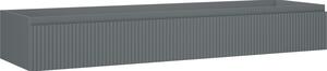 Mexen Rivel, mobilier baie 160 cm, 1 sertar, canelat, grafit mat, 91A20-16023-1-BF66
