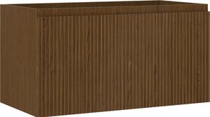 Mexen Rivel, mobilier baie 90 cm, 1 sertar, canelat, nuc, 91A20-09047-1-BF86