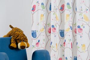 DRAPERIE CU REJANSA MENDOLA DOWL ALB-ALBASTRU C1