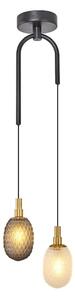 Lampă suspendată pe cablu CACTUS 2xG9/5W/230V gri/alb