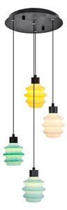 Pendul LED pe cablu CACTUS LED/12W/230V 3000K verde/galben/alb
