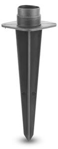 Brilagi - Lampă de exterior cu 2 prize SCHUKO, soclu 1xE14/15W/230V, IP44, neagră