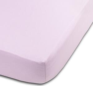 Cearceaf din bumbac cu elastic roata pentru patut 120x60 cm Kidizi Pink