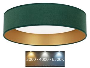 Plafonieră LED VELVET LED/24W/230V 3000/4000/6400K verde/aurie Brilagi