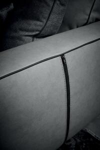 Canapea Russo Fixa cu Benzi Elastice si Spuma Poliuretanica, 3 Locuri, l208xA96xH84 cm