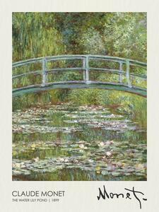 Reproducere The Water Lily Pond (1899), Claude Monet