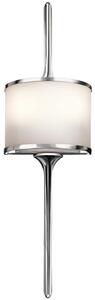 Aplică LED pentru baie MONA 2xG9/3,5W/230V IP44 Elstead KL-MONA-S-PC