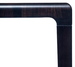 Scaun de bar din lemn de stejar Rioja Black High, l32xA32xH80 cm