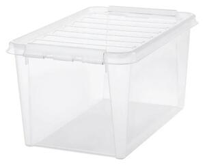 Cutie de depozitare SmartStore Classic cu cleme albe, 47 l, 47 l