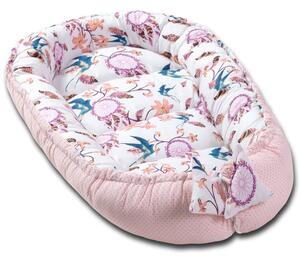 Cosulet bebelus pentru dormit Baby Nest Cocoon 90x50 cm Swallows