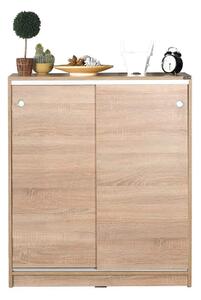 Comoda Multifunctionala Adore Diamond, 2 usi glisante, 5 rafturi, 91 x 105 x 37 cm
