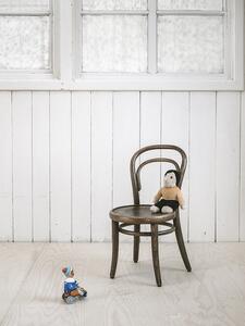 Scaun pentru copii, din lemn de fag Petit Brown, l32xA40,5xH63 cm