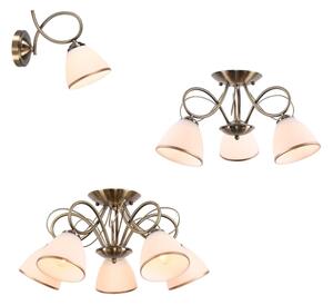 Brilagi - Lampă de perete FRED, 1xE27/60W/230V, bronz