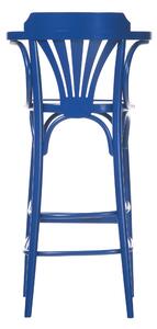Scaun de bar din lemn de fag 135 Blue, l54xA49xH107 cm
