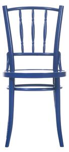 Scaun din lemn de fag Dejavu 378 Blue, l40,5xA48xH86,5 cm