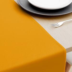 Goldea napron de masă din bumbac - muştar 35x180 cm