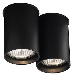 Spot ARIDA 2xGU10/15W/230V 9 cm negru Shilo 1112