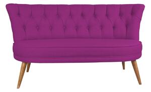 Canapea cu 2 Locuri Richland Loveseat, Violet, 140 x 71 x 80 cm