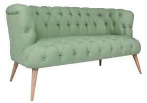 Canapea cu 2 Locuri West Monroe, Verde, 140 x 75 x 76 cm