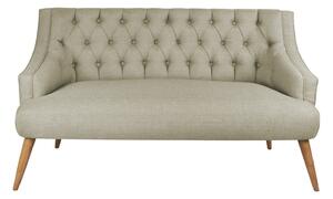 Canapea cu 2 Locuri Lamont, Gri, 140 x 74 x 80 cm