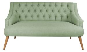 Canapea cu 2 Locuri Lamont, Verde, 140 x 74 x 80 cm