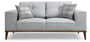 Canapea cu 2 Locuri Bellisimo, Gri, 184 x 85 x 91 cm