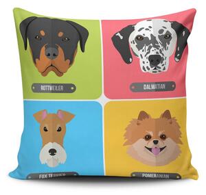 Husa de perna, NKLF-402, 43x43 cm, 50% bumbac / 50% poliester, Multicolor