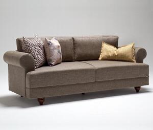 Canapea cu 3 Locuri Samara, Maro, 210 x 85 x 80 cm
