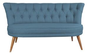 Canapea cu 2 Locuri Richland Loveseat, Albastru, 140 x 71 x 80 cm
