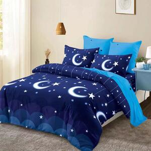 Lenjerie Bumbac Finet 6 Piese GoodNight Blue