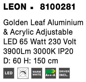 Suspensie LEON Nova Luce Modern, Led, 8100281, Grecia