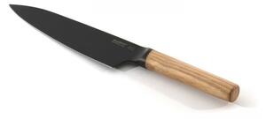 Cutit Chef's cu maner din lemn Ron Negru / Natural, 19 cm