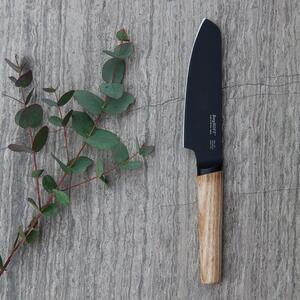 Cutit pentru legume cu maner din lemn Ron Negru / Natural, 12 cm