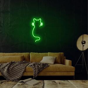 Aplica de Perete Neon Cat, Verde