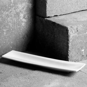 Platou ingust 31.5x8cm, alb, Salsa