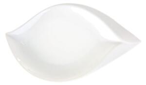 Platou asimetric 27x15.5cm, alb, Salsa