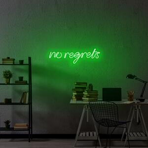 Aplica de Perete Neon No Regrets, Verde