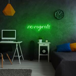 Aplica de Perete Neon No Regrets, Verde