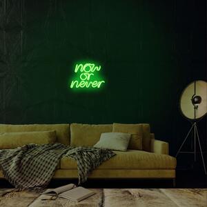 Aplica de Perete Neon Now or Never, Verde