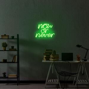 Aplica de Perete Neon Now or Never, Verde