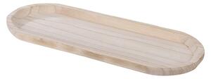 Platou oval din lemn 35x14 cm
