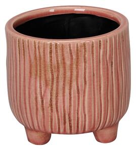 Ghiveci Root din ceramica roz 14 cm