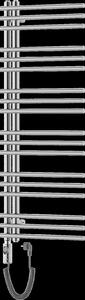 Mexen Neptun, element electric de încălzire 1200 x 500 mm, 600 W, crom, W101-1200-500-2600-01