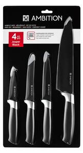 Set cutite, 4 piese, Jasper Black
