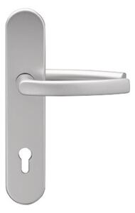 Maner usa exterior DGT50, Blugelb, PZ 92, latime 50 mm, aluminiu, alb, fara accesorii de prindere